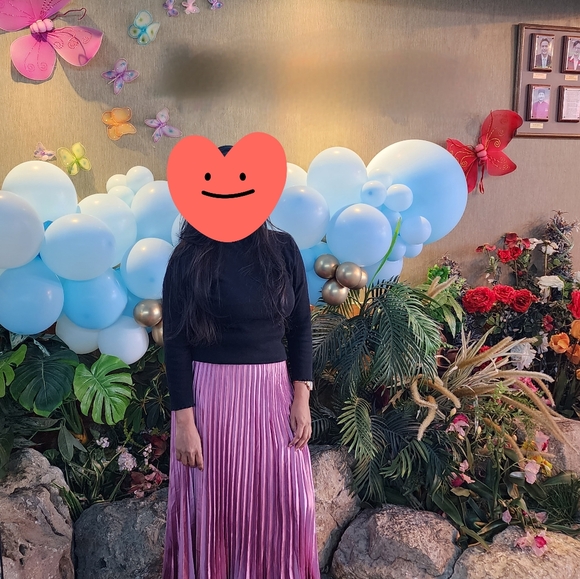 Pink swirl skirt - Picture 1 of 1